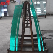China China berkualiti tinggi 5 + 5mm Corak seramik besi rendah Pembekal kaca tempered melengkung yang dicetak pengilang