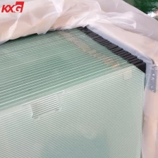 China Factory price 10mm Acid Etched printing tempered glass, 10mm frosted printing safety tempered glass supplier China manufacturer