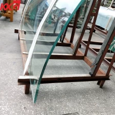 China KXG 13.52mm SentryGlas strong safety laminated glass factory price,6mm+1.52mm SGP+6mm curved laminated glass China manufacturer