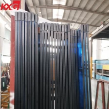 China Pembekal kilang kaca KXG membekalkan kaca berwarna 6mm biru kaca + 0.76mm jelas PVB + 6mm biru warna kaca berlamina, 662 berwarna biru berwarna kaca berlapis pengilang