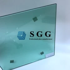 China 10MM French Green Tinted Tempered Glass, 10MM Light Green Colored Tempered Glass, 10MM French Green Safety Toughened Glass manufacturer