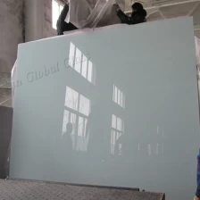 中国 10 mm 乳白色白い印刷ガラス、10 mm シルク スクリーン ガラス乳白色白い色、乳白色の 3/8 インチ印刷ガラス メーカー