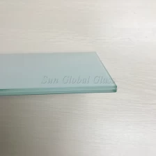 China 11.52mm white PVB film toughened laminated glass,554 white color PVB ESG VSG manufacturer