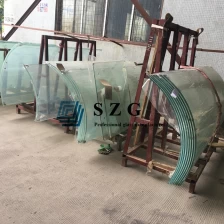 Китай 12mm ultra clear curved glass,1/2 inch starphire bent glass,low iron bend tempered glass производителя