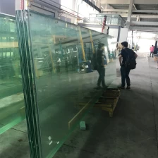 China 12mm ultra clear tempered glass+2.28mm PVB+8mm Low iron tempered glass,22.28mm Extra clear tempered laminated glass,1286 VSG ESG safety glass manufacturer