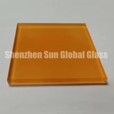 China 13.52mm frosted colored PVB laminated glass, 66.4 colored toughened laminated glass SGCC certified glass factory, 1/2 inch colour ESG VSG glass CE certified glass factory manufacturer
