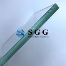 porcelana 17.52 mm Super White SGP templado vidrio laminado, 8 mm + 1.52 SGP película centinela + 8 mm huracán prueba ultra claro vidrio de seguridad fabricante