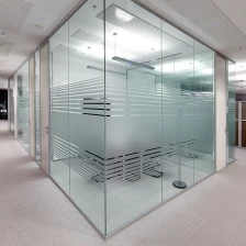 China 17.52mm tempered laminated glass partition walls,energy saving toughened laminated glass partition,double glazed  glass partition manufacturer