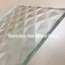 China 19mm diamond engraving glass,3/4 inch diamond groove glass,19mm diamond carved glass manufacturer