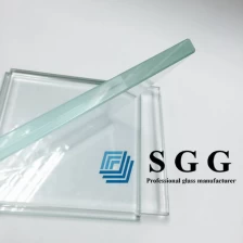 China fábrica de vidro 19mm ferro baixo, preço de vidro desobstruído extra 19mm na China, painel de vidro ultra desobstruído de 19mm fabricante