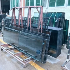 China 24mm energy saving double glazed unit with argon spacer, 6mm+12A+6mm tempered low e insulated glass, argon spacer toughened hollow glass factory manufacturer
