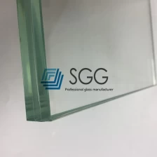 China 25.52mm HST silver reflective tempered laminated glass SGP film, 12.12.4 soft coating reflective tempered heat soaked SGP laminated glass manufacturer