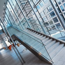 China 25.52mm laminated glass railing, 12124 laminated glass balustrade,1 inch laminated glass parapet manufacturer