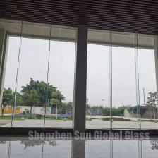 China 25.52mm low iron tempered laminated glass fins, 12+1.52 interlayer +12 ultra clear toughened laminated glass fins, 1212.4 extra clear ESG VSG for facade manufacturer