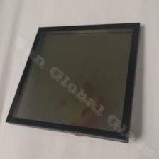 China 26mm brown obsure dgu glass,6mm bronce + air spacer 12mm + 8mm frosted glass,bronze translucent insulated glass manufacturer