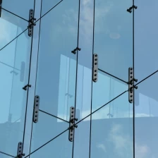 China Aletas de vidro laminado de 31,52 mm, aletas de vidro estrutural de 15 mm + 1,52 mm + 15 mm, fachada de vidro estrutural triplex 15,15,4 fabricante