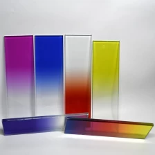 China 4 mm/5 mm/6 mm gelbes/rotes/weißes dekoratives Glas mit Farbverlauf Hersteller