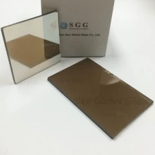 Cina 4 mm euro bronzo vetro riflettente, 4mm vetro riflettente bronzo, 4mm risparmio energetico vetro produttore