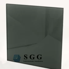Cina foglio di vetro riflettente grigio Euro di 4mm, 4mm Euro Grey uno parteggiato riflettente vetro 4mm Euro grigio rivestito vetro produttore