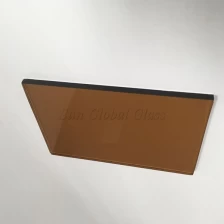 Cina 4mm bronzo scuro tinto vetro float, 4mm di vetro bronzo oro, 4mm di bronzo colorato float vetro produttore