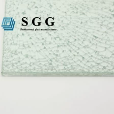 China 5mm+5mm+5mm ice cracked laminated glass,15mm cracked ice laminated glass,5mm+1.52+5mm+1.52mm+5mm ice cracked laminated glass manufacturer