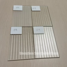 Trung Quốc Kính mờ mờ 6 mm, axit 6 mm khắc fl u ted thủy tinh, 1/4 inch obsc u re rãnh dọc kính nhà chế tạo