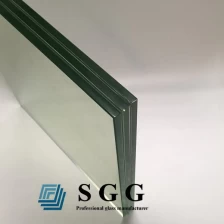 Chiny laminowane szkło hartowane 8 mm + 1.14 mm pvb + 8 mm + 1.14 mm pvb bezbarwny + 8 mm, 24 mm hartowane laminowane szkło bezbarwne, 26.28 mm jasne hartowanego szkła laminowanego producent