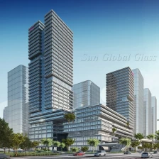 China 8mm+12A+8mm low e insulated glass curtain wall,28mm hollow glass facade,8mm+8mm exterior wall glass manufacturers manufacturer