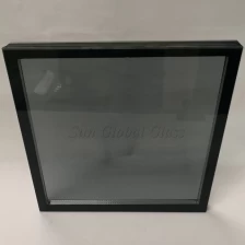 China 8mm+12A.S.+8mm Euro gray insulated glass window,28mm window glass price,frameless glass window factory manufacturer