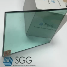 China 8mm F green tempered glass,8mm light green tempered glass,8mm French green toughened glass manufacturer