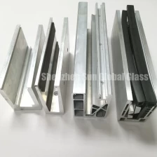 China Aluminium U channel for railing glass,U shape channel for fence glass,aluminium profile u channel for balustrade glass manufacturer