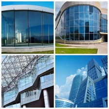 中国 建築用ガラス壁用法8mm透明強化ガラス+ 12A + 17.52mm熱強化Low E ガラスラミネート、ガラスファサード用途37.52mm Low E  HSラミネート断熱ガラスサプライヤー メーカー