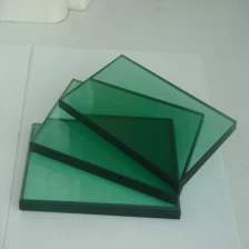 China Fabricante de vidro Float francês verde cor matizado vidro pode ser moderado 12mm China fabricante