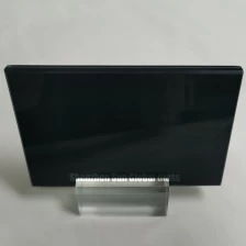 China SGCC and CE certificated 10.76mm black color pvb laminated glass,55.2 black colored laminated esg vsg glass, 10.76mm black laminated glass manufacturer