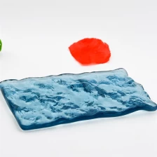 Chiny Szkło topliwe Art dekoracje ścienne Indywidualny projekt Teksturowane wzorzyste Odlewane szkło hartowane do Sunroom Jasne kolorowe Fusdglass producent