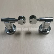 China clamps for frameless bathroom mirrors, steel glass clamp for shower room mirror, adjustable clamps to tilt mirrors manufacturer