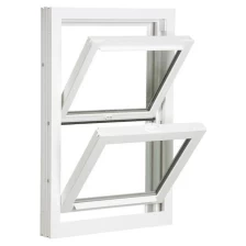 China Única e dupla janela pendurada, janela de vidro isolada vertical aberta, alumínio emoldurado resistência ao impacto pendurado janelas fabricante