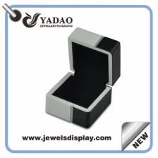 China 2015 Newest Jewelry Display Box Lacquered Wooden Packaging Box for Perfume Balck High Quality Wooden Box Hot Stamping Logo for Jewellery Packaging Box made in China manufacturer
