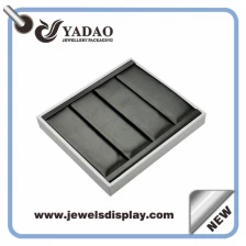 China 2017 latest fashion design jewelry display ring tray with high quality leatherette manufacturer