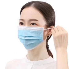China Máscara protectora cirúrgica médica do coronavirus do earloop 3ply descartável fabricante