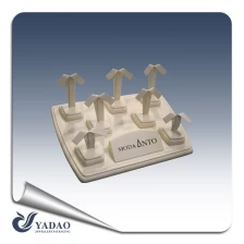 China A customized small exquisite earring display set covered with high quality microfiber. manufacturer