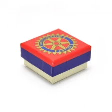 porcelana Colección de monedas conmemorativas de insignia Cosméticos Joyas de joyería CMYK FIRMING Paper Box fabricante