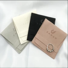 Chine Best vendeur rose microfibre bijoux sac en daim pochette haut de gamme logo personnalisé bijoux emballage fabricant