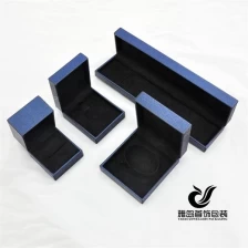 porcelana Caja de joyas de plástico azul fijó para el paquete de la joyería hecha en China fabricante