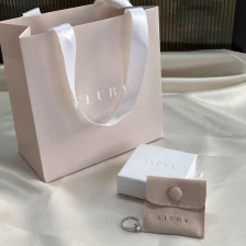 Chine CMYK Impression Papier Bijoux Bijoux Boutique Sac de ruban emballage fabricant