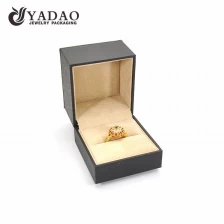 China China manufacturer of Custom pink plastic jewelry packaging boxes for jewelry shop packing and party favors PU leather  jewelry gift boxes manufacturer