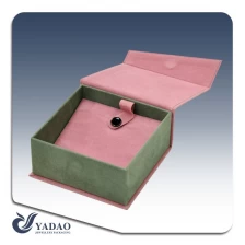 China Chinese jewelry display manufacturer of Luxury beauty pink hard paper jewelry  chests and cases for jewelry and gift shop and store counter show and decoration with logo available manufacturer
