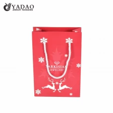 China Christmas line for shopping paper bag manufacturer