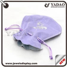 China Compact and convenient jewelry velvet bag for jewelry packaging stand up pouch manufacturer