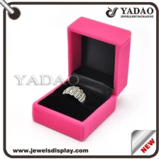 China Custom Box manufacturer of Jewelry Box Jewelry Packaging Design Plastic Covered Velevt Luxury Gift Box Packaging Supplier manufacturer